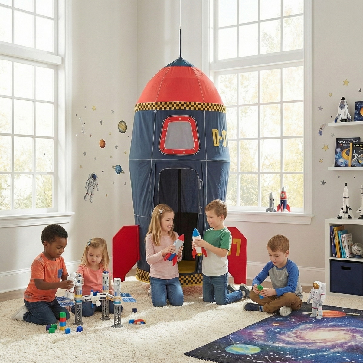 tent rocket Rocket Ship Play Tent for Kids