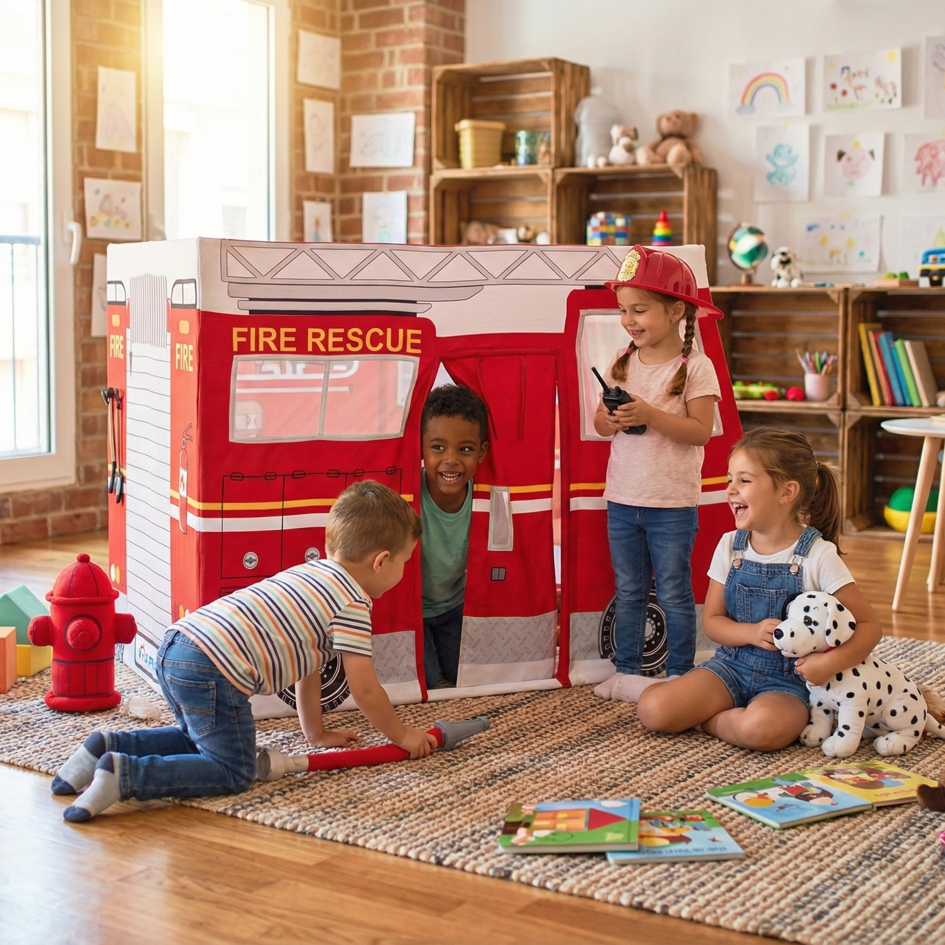 play tent Role Play Fire Truck Play Tent