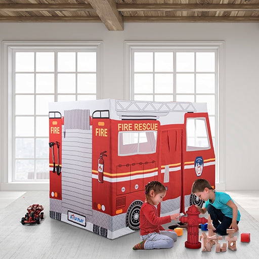 Role Play Fire Truck Play Tent